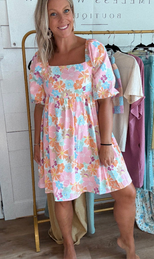 Seafoam Bloom Dress