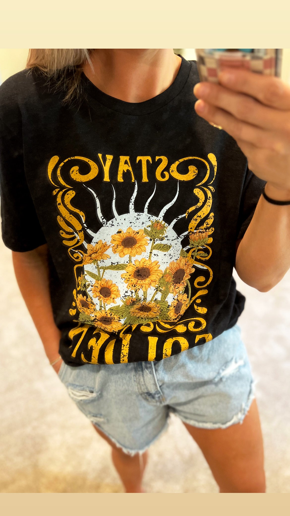 Stay Golden Oversized Tee