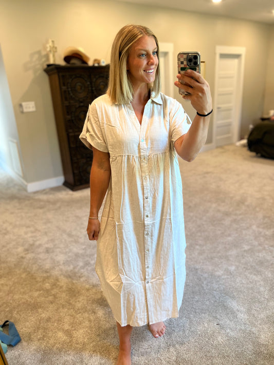 Lovely Linen Dress