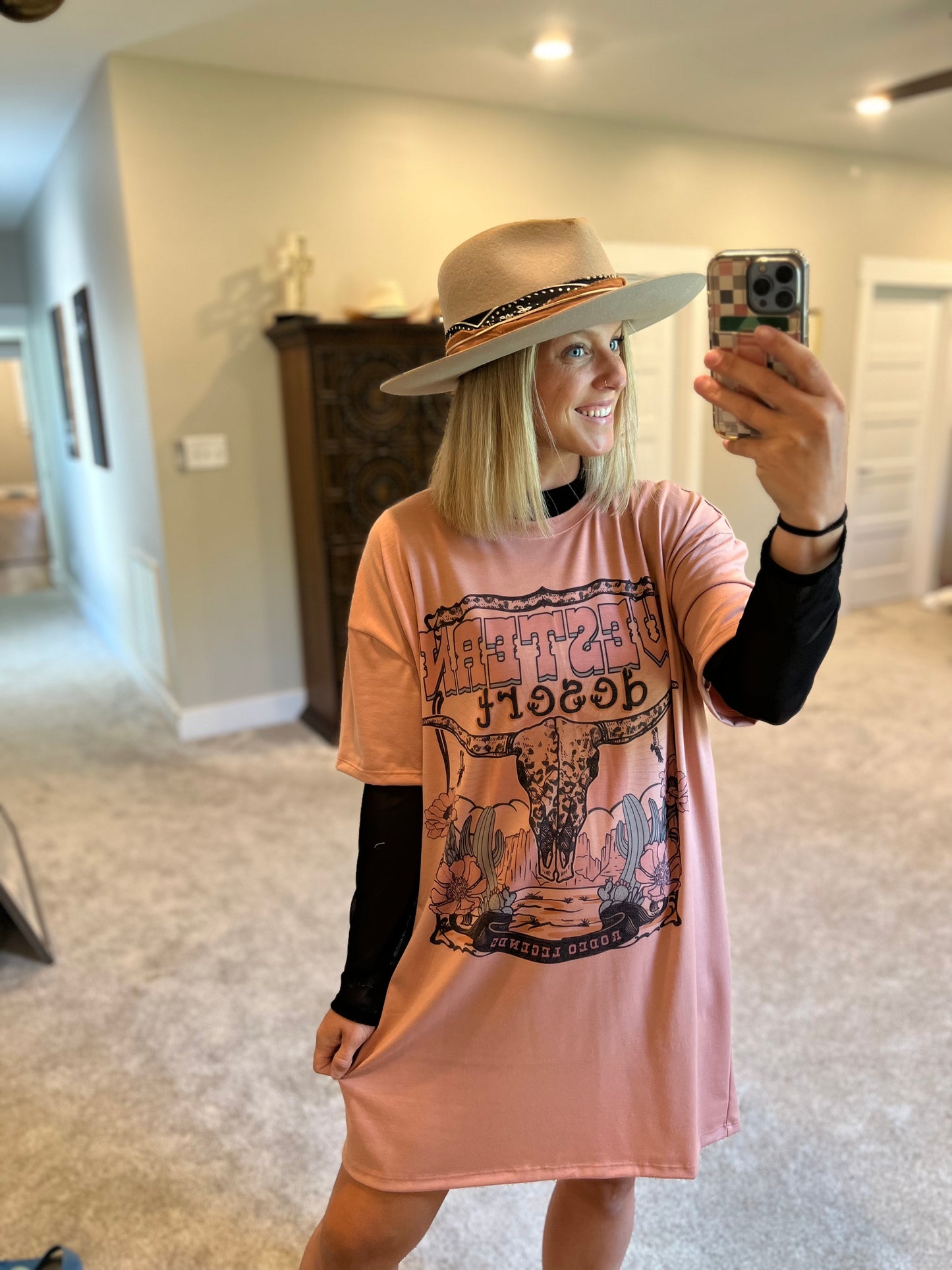 Western Desert Graphic Dress