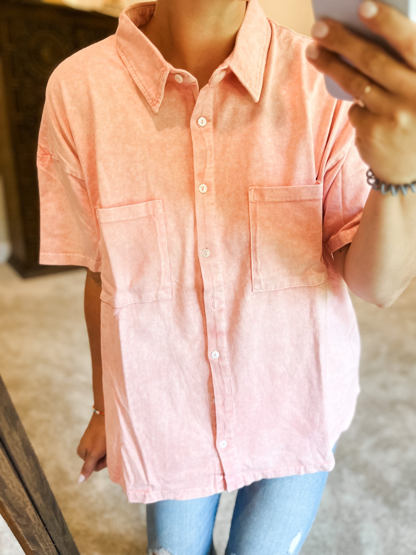 Resy Button Down Top