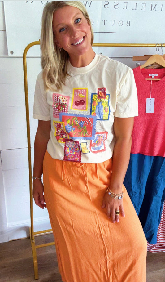 Fruit Stamps Graphic Tee