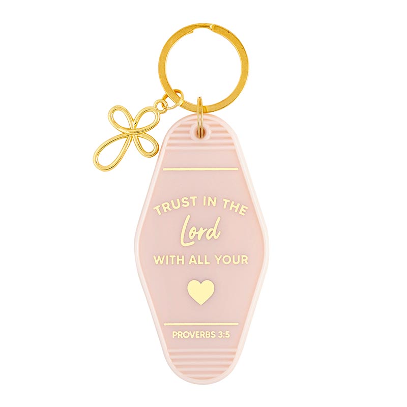 Trust In The Lord With All Your Heart Proverbs 3:5 Keychain