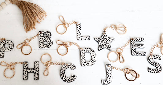 Dalmatian print Key Chains