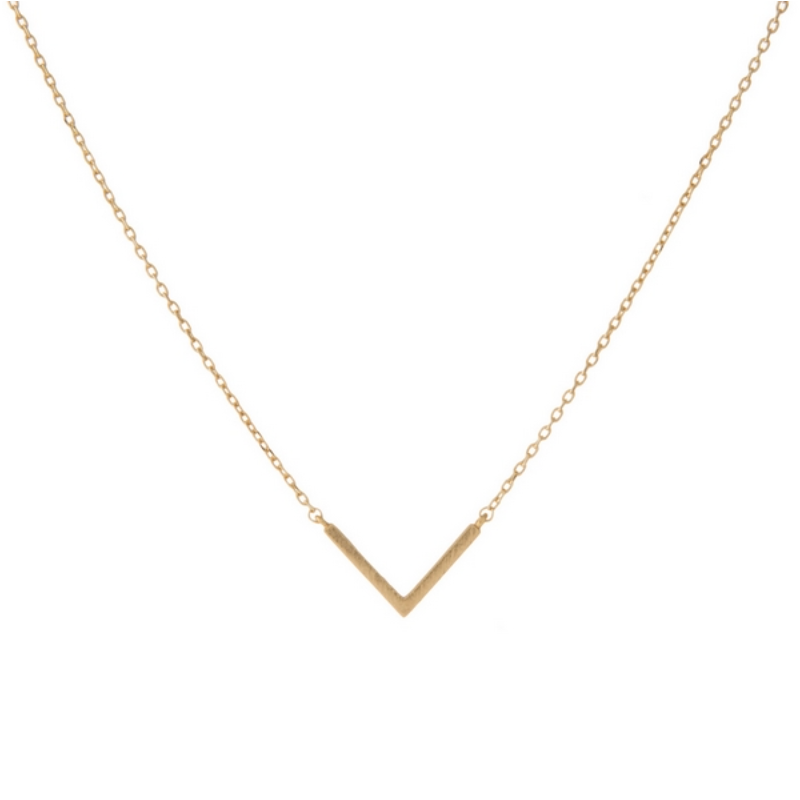 Simple V Necklace